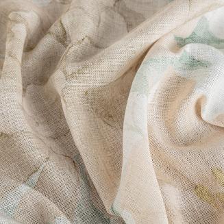 Zasłona gotowa na przelotkach KARLA 140x250 Eurofirany naturalny