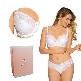 Biustonosz GAIA Sandy 594 półusztywniany biały