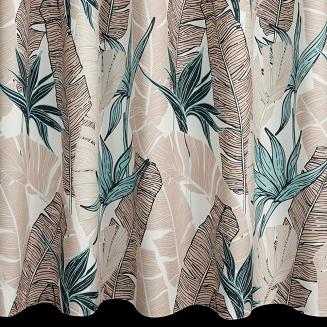 Zasłona gotowa na taśmie GARDEN 155x200 Eurofirany beżowy