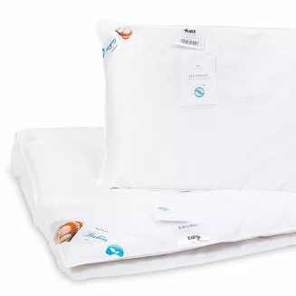 Eksluzywny komplet dziecięcy 100% PUCH gęsi AMZ - 100x135 / 40x60 BABIES PREMIUM