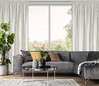 Zasłona gotowa na taśmie INGRID 140x270 Eurofirany kremowy