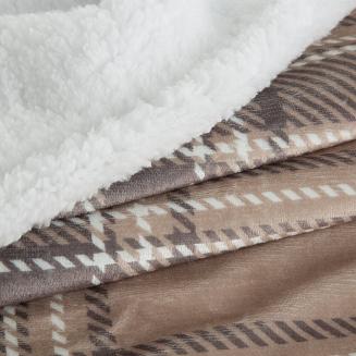 Koc narzuta KRATA6 150x200 Eurofirany beżowy