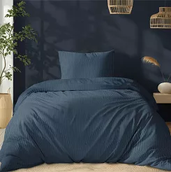 Pościel Satyna Baw. Denim /140/ Pure
