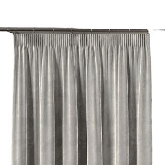 Zasłona gotowa na taśmie VELVI 140x250 szara