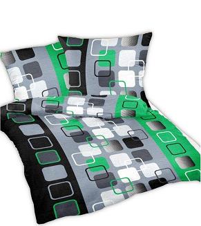 Pościel z kory 200x220 szara czarna zielona kwadraty