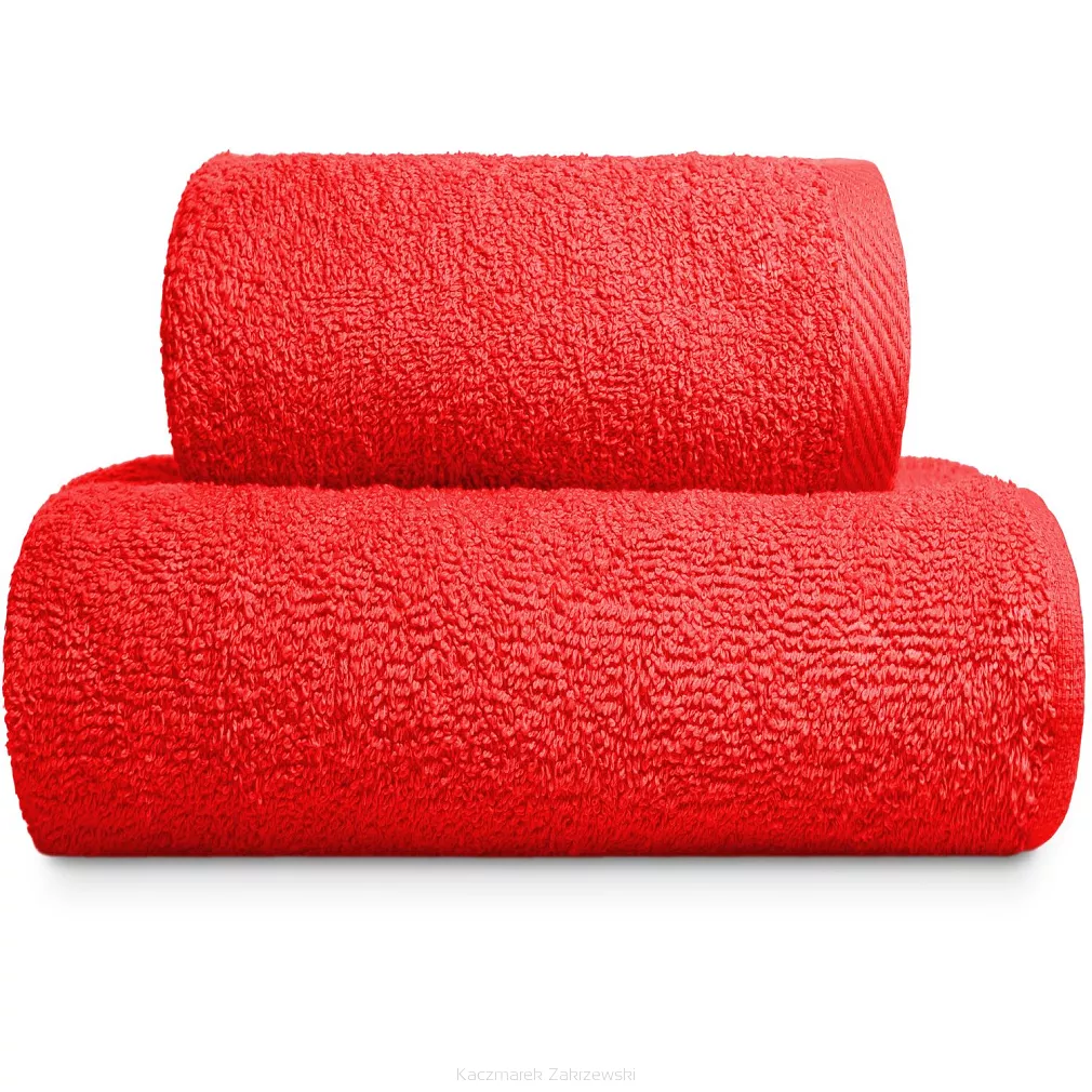 Ręcznik frotte Bari 70x140 gładki czerwony