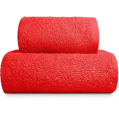 Ręcznik frotte Bari 70x140 gładki czerwony