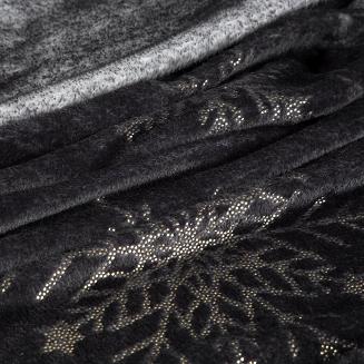 Koc świąteczny KOC25 150x200 Eurofirany czarny