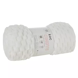 Koc narzuta CINDY6 Design91 biały