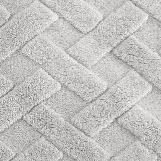 Poszewka dekoracyjna CARO 45x45 Design91 srebrny