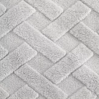 Poszewka dekoracyjna CARO 45x45 Design91 srebrny