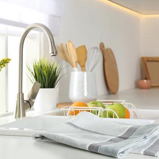 Ścierka kuchenna OLIVIA 50x70 Eurofirany popielata niebieska