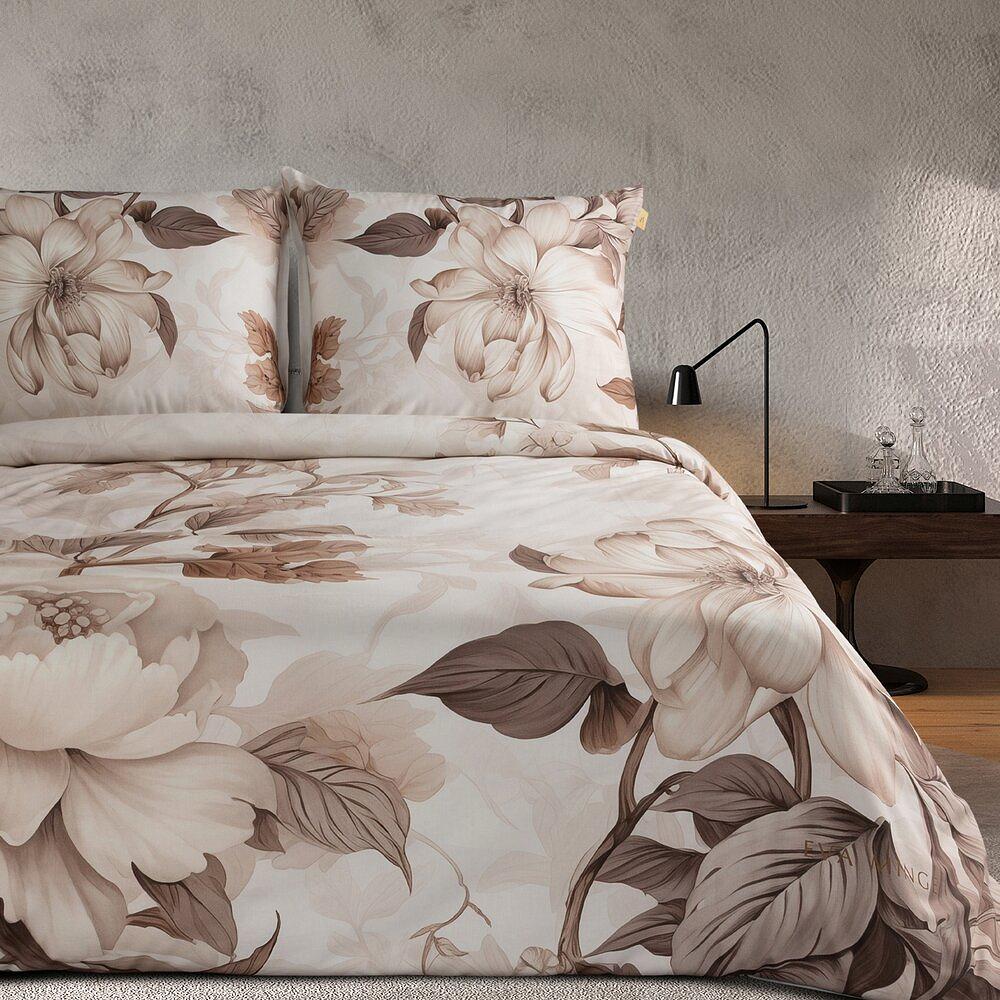 Pościel satynowa DAKOTA 220x200 Eva Minge Eurofirany ciemnobeżowy