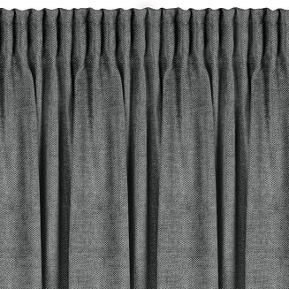 Zasłona gotowa na taśmie NESKA 140x270 Eurofirany stalowy