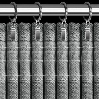 Zasłona gotowa na taśmie NESKA 140x270 Eurofirany stalowy