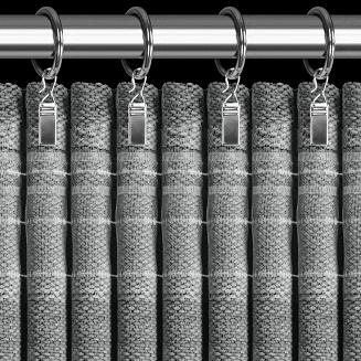 Zasłona gotowa na taśmie NESKA 140x270 Eurofirany stalowy