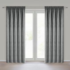 Zasłona gotowa na taśmie NESKA 140x270 Eurofirany stalowy