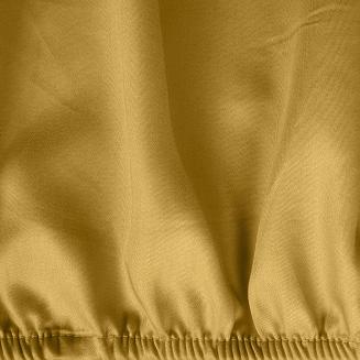 Prześcieradło satynowe z gumką NOVA3 200x220 Eurofirany musztardowy
