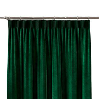 Zasłona gotowa na taśmie VELVI 140x230 butelkowa