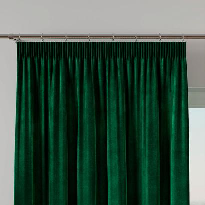 Zasłona gotowa na taśmie VELVI 140x230 butelkowa