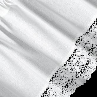 Firana gotowa na taśmie ROSE 150x60 Eurofirany biały