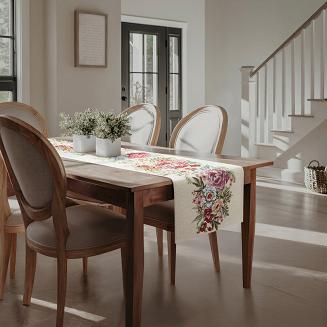 Obrus dekoracyjny GRIA 140x180 Eurofirany naturalny