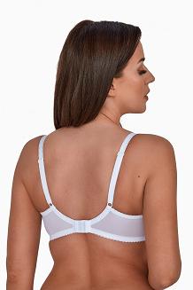 Biustonosz GAIA Semi-soft Sonia 1058 półusztywniany biały