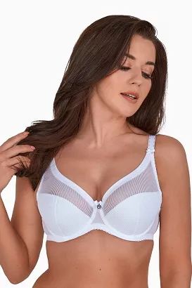 Biustonosz GAIA Semi-soft Sonia 1058 półusztywniany biały
