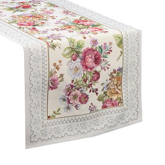 Obrus dekoracyjny CHO 47x140 Eurofirany jasnoszary