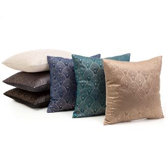 Poszewka dekoracyjna AGNES 40x40 Design91 granatowy/złoty