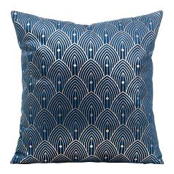 Poszewka dekoracyjna AGNES 40x40 Design91 granatowy/złoty