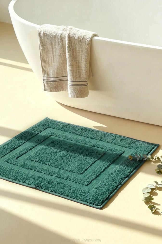 Dywanik łazienkowy bawełniany Ravo 50x70 butelkowy