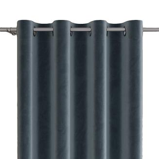 Zasłona gotowa na przelotkach VELVI 140x230 niebieska