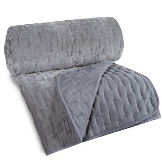 Narzuta dekoracyjna CHELEN1 170x210 srebrny