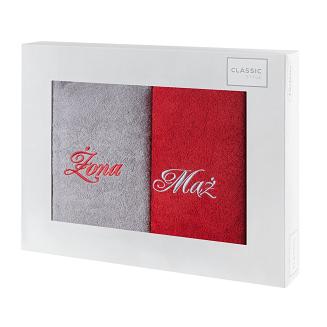 Komplet ręczników MĄŻ ŻONA Eurofirany