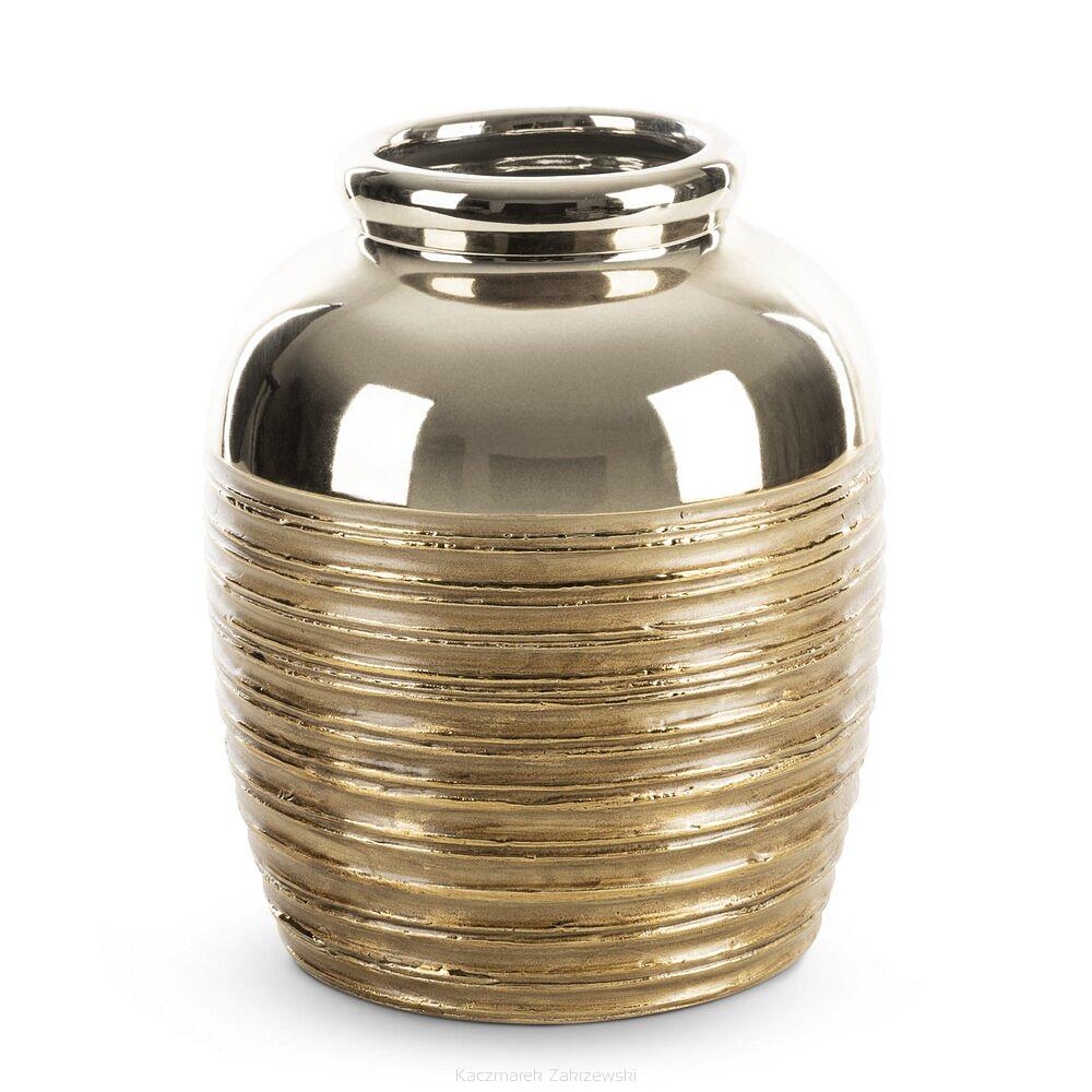 Wazon dekoracyjny DORI Eurofirany złoty