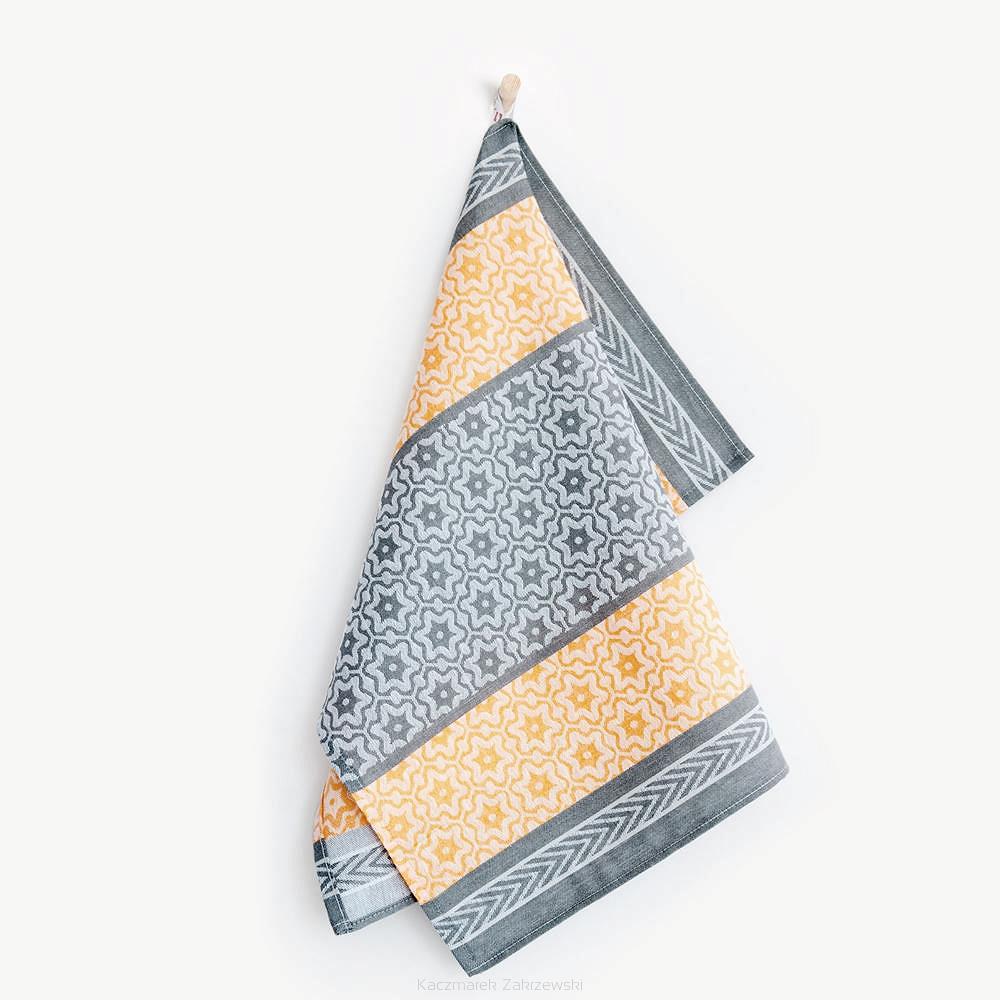 Ścierka kuchenna 50x70 Zwoltex wzór MARSALA żółta