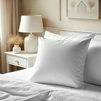 Poszewka hotelowa bawełniana na zakład 40x40 biała