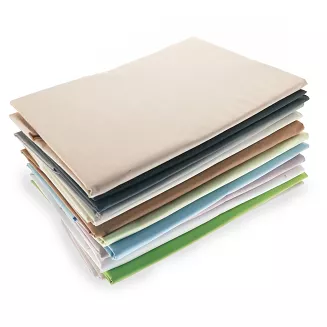 Prześcieradło bawełniane bez gumki 160x200 rubin seledynowe