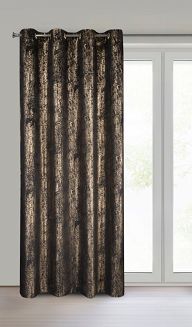 Zasłona gotowa DARA 140x250 Eurofirany czarny