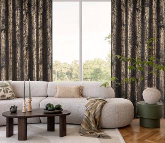 Zasłona gotowa DARA 140x250 Eurofirany czarny