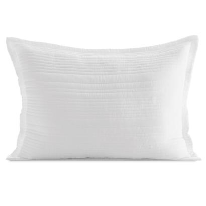 Poszewka dekoracyjna TARA 50x70 Eurofirany biała pikowana w pasy