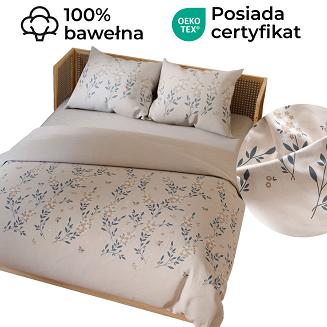 AMALIA Komplet pościeli z bawełny satynowej 220x200cm 100094/SAT/000/220200/1