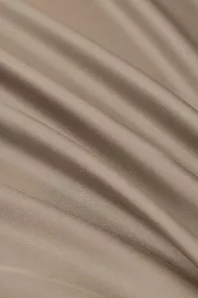 Pościel bambusowa 160x200 ciemnobeżowa z białą bizą