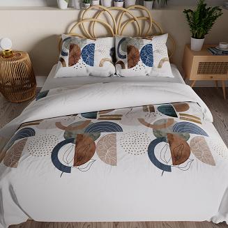 FABIOLA Komplet pościeli z bawełny satynowej 220x200cm 100036/SAT/000/220200/1