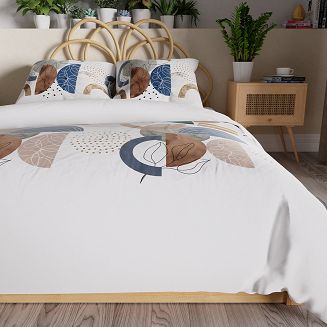 FABIOLA Komplet pościeli z bawełny satynowej 220x200cm 100036/SAT/000/220200/1