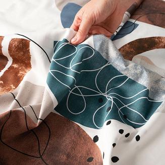 FABIOLA Komplet pościeli z bawełny satynowej 220x200cm 100036/SAT/000/220200/1