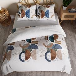 FABIOLA Komplet pościeli z bawełny satynowej 220x200cm 100036/SAT/000/220200/1