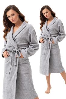 Szlafrok damski LUNA kod 352 szary