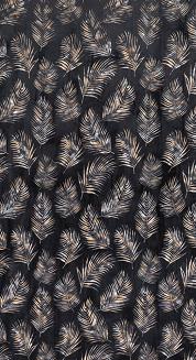 Zasłona gotowa na przelotkach GLORIA 140x250 Eurofirany czarny